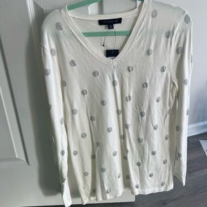 Polka dot long sleeve shirt
